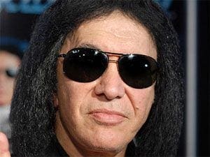 Gene Simmons, member of the band Kiss