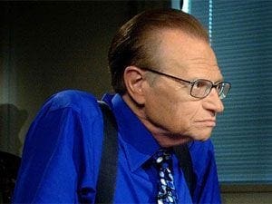 Talk show host Larry King